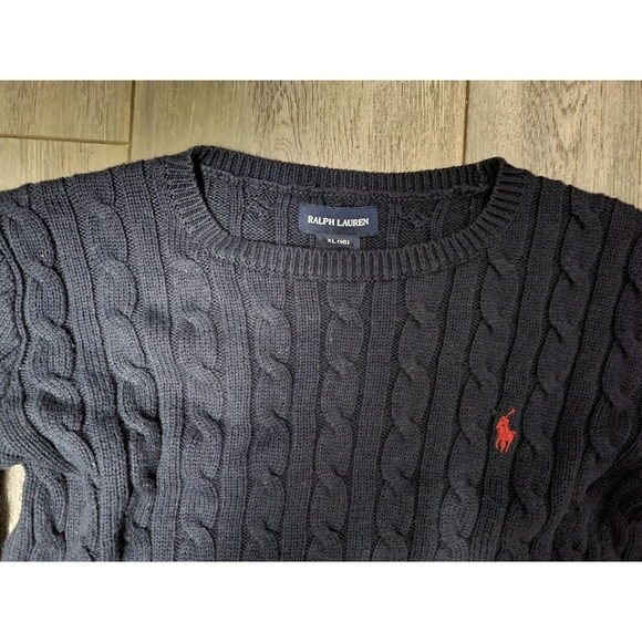 Polo Ralph Lauren Children's Cable-Knit Elbow Patch Sweater Dress - Picture 5 of 12